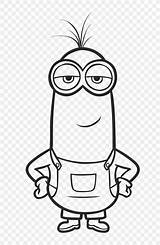 Minion Minions Kevin Dibujos Dragoart Pngegg Characters Despicable Gru Tegninger Hiclipart Klipartz Tegn sketch template