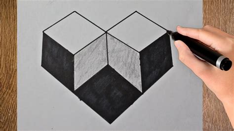 draw   drawing simple geometric shape optical illusion