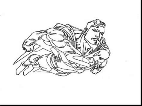 flying superhero drawing sketch coloring page