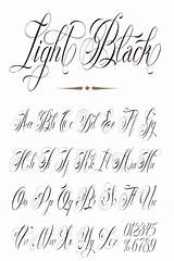 Cursive Tattoo Fancy Alphabet Fonts Handwriting Letters Styles Designs Beautiful Writing Lettering Script Stylized Calligraphy Style Tattoos Alphabets Downloading sketch template