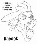 Pokemon Raboot Galar sketch template