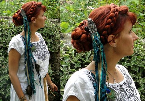 rapunzel braid extra fine renaissance hair piece  colors magic