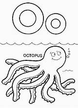 Preschool Octopus Uteer Martinchandra sketch template