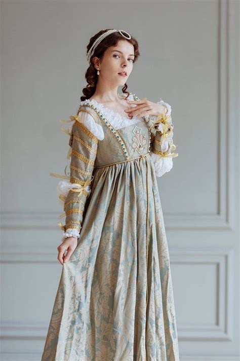 renaissance lucrezia borgia s woman dress set 15th 16th century