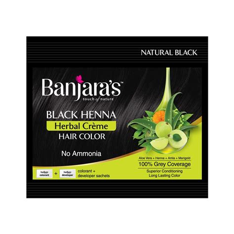Banjara S Black Henna Herbal Hair Color Creme Buy Online B E Store
