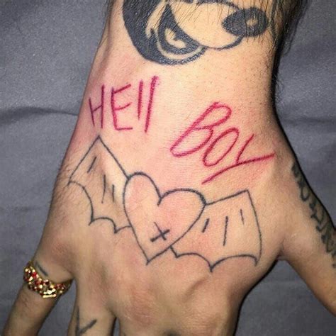 Hαψδαг Tattoos Lil Peep Tattoos Hand Tattoos