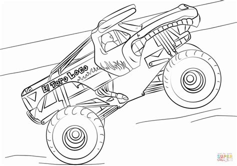 monster trucks coloring pages beautiful monster truck coloring pages