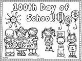 Coloring 100 School Days 100th Printables Pages Activities Celebration Kindergarten Teaching First Smarter Freebie Am Writing Board Hundred 100s Holidays sketch template