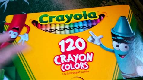crayola  count crayons review youtube