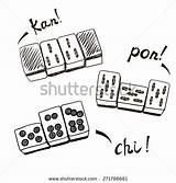 Coloring Mahjong Designlooter 07kb 470px sketch template
