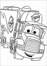 Mater Coloring Tow Pages Getcolorings Color sketch template