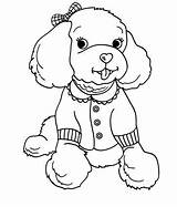 Coloring Pages Poodle Printable Dog Pink Coloriage Puppy Chien Color Imprimer Colouring Animal Chat Baby Template Getcolorings Cute Printablecolouringpages Visit sketch template