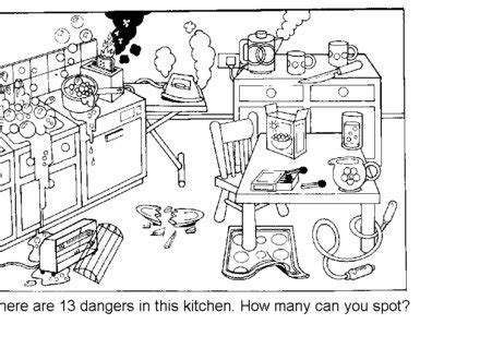 cooking safety worksheets