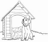Kennel Dog Front Animals Pages Pages2color Coloring Color Cookie Copyright sketch template