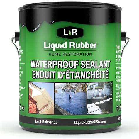 liquid rubber waterproof sealant indoor outdoor coating easy  apply water based
