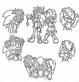 Sonic Coloring Pages Underground Sonia Manic Printable Deviantart Getdrawings Getcolorings sketch template