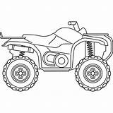 Coloring Wheeler Pages Quad Atv Four Drawing Bike Pencil Printable Sketch Color Getdrawings Print Template Getcolorings Comments sketch template
