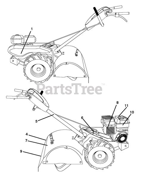 husqvarna crt    husqvarna rear tine tiller   decals parts lookup