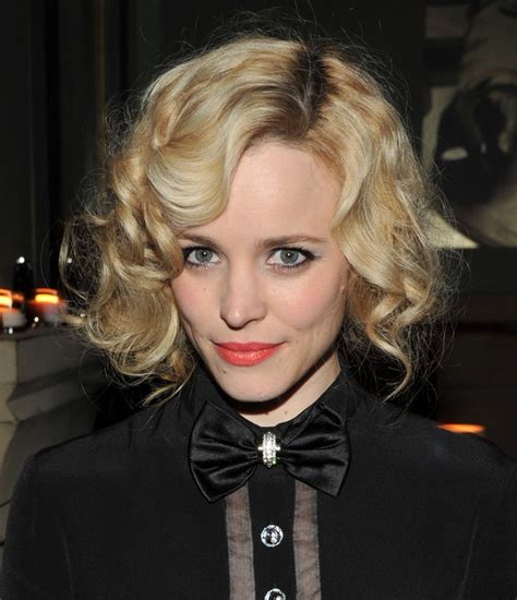 rachel mcadams haircut short blonde curly hairstyle with