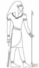 Atum Colorare God Egizi Disegno Egypte Facili Egizio Pharaoh Egyptische Egizia Ludinet Coloriage Mythology sketch template