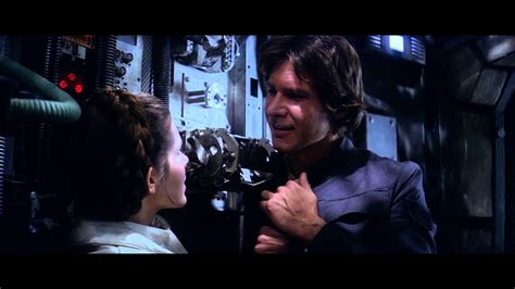 Han Solo Princess Leia Kiss Youtube