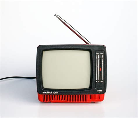 vintage portable tv set  ussr tele star