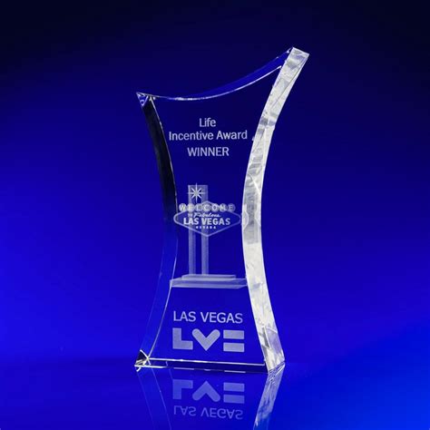 crystal trophy awards  engraved laser crystal