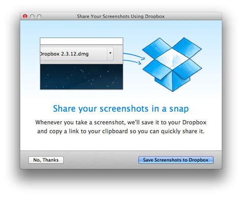 dropbox beta  mac adds automatic screenshot sharing   macrumors