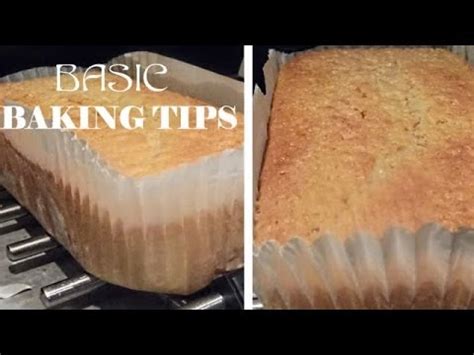 basic baking tips youtube