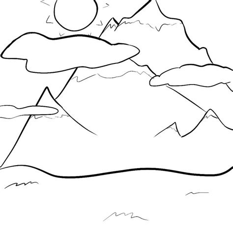 mountains coloring page   alexis   march   blanketeers