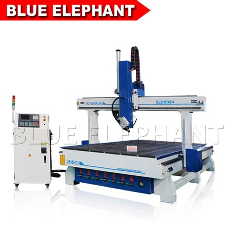 ele  axis cnc wood cutter router machine  sale blue elephant