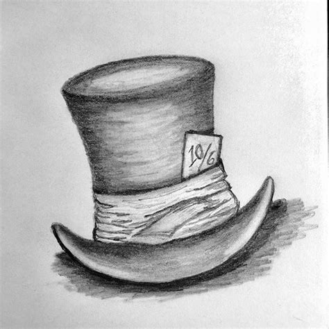 mad hatter hat drawing color