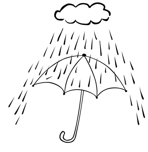 raining day coloring pages coloring home