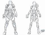 Medieval Armor Drawing Body Draw Fantasy Sketches Drawings Reference Poses Chest Woman Style Female Samurai Shape Make Male Comics Concept sketch template