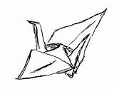 Origami Crane Drawing Paper Sketch Bird Clipart Clipartbest Getdrawings Inspirations 1000 Its Clipartmag sketch template