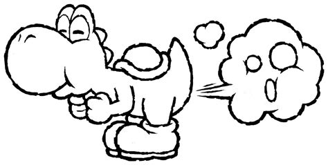 printable yoshi coloring pages google search  coloring