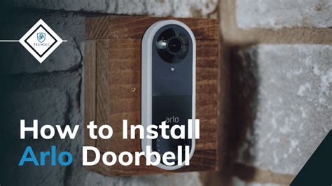 install arlo doorbell techsec