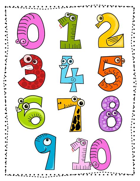printable picture  numbers  activity    numbers