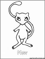 Pokemon Mew Coloring Pages Mewtwo Drawing Color Printable Clipart Print Sheets Getdrawings Getcolorings Library Popular Comments Coloringhome sketch template