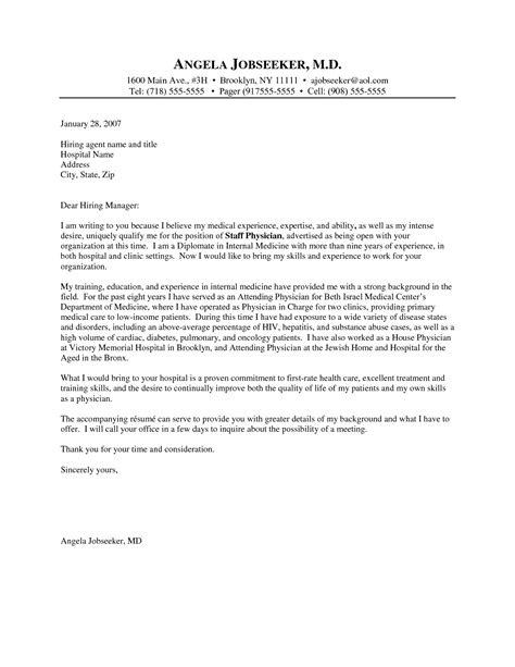 examples  medical coverletters doctor cover letter