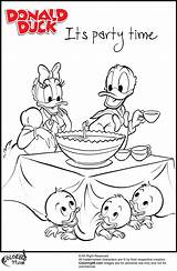 Duck Donald Coloring Pages sketch template