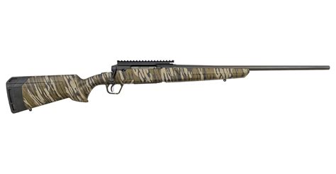 savage axis ii  rem bolt action rifle  mossy oak bottomland stock sportsmans outdoor