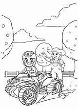 Coloring Atv Pages sketch template