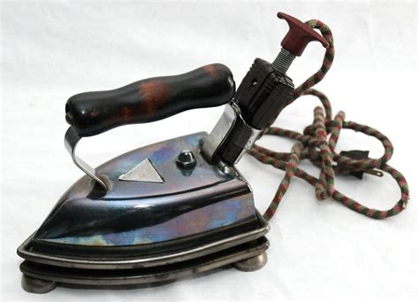 antique sunbeam iron american beauty early ironing electric