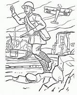 Coloring Pages Print Military Getcolorings Joining Army Men sketch template