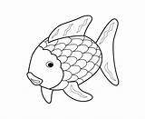 Fish Coloring Angel Pages Rainbow Printable Getcolorings Print Color sketch template