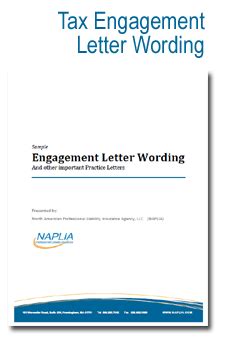 sample tax engagement letter wording