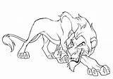 Simba Scar Hyenas Colorear Janja Coloringareas sketch template