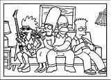 Simpsons Coloring Pages Characters Color Wonder Coloringpagesfortoddlers sketch template