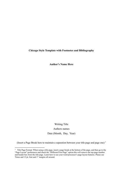 chicago style google docs template